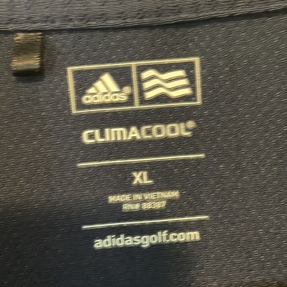 Adidas ClimaCool Womens Golf Top Polo Blue with white details size X-Large - Picture 2 of 12